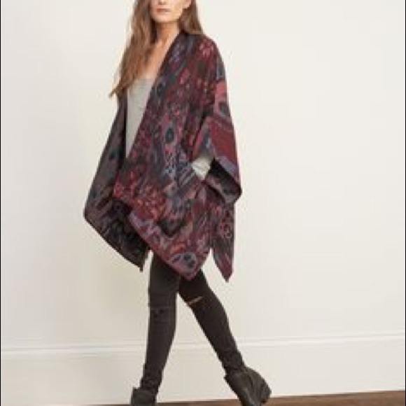Woolrich Blanket Poncho