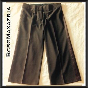 BcbgMaxazria Chocolate Brown Cropped Pants BcbgMaxazria Chocolate Brown Cropped Pants