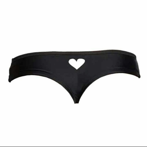 ***SOLD***New XS Heart Cutout Cheeky Bikini Swim - Picture 2 of 4