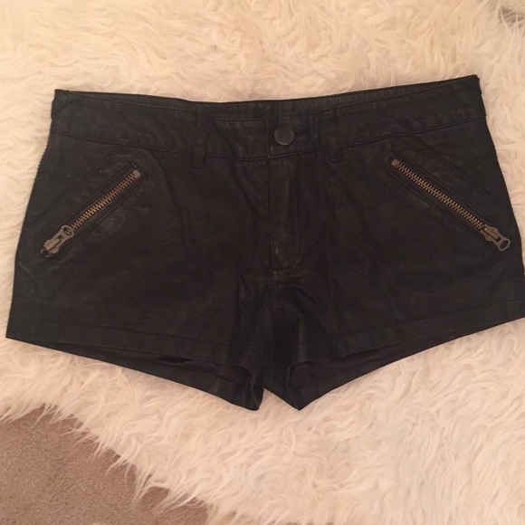 Free People Pants - Free People Leather Shorts