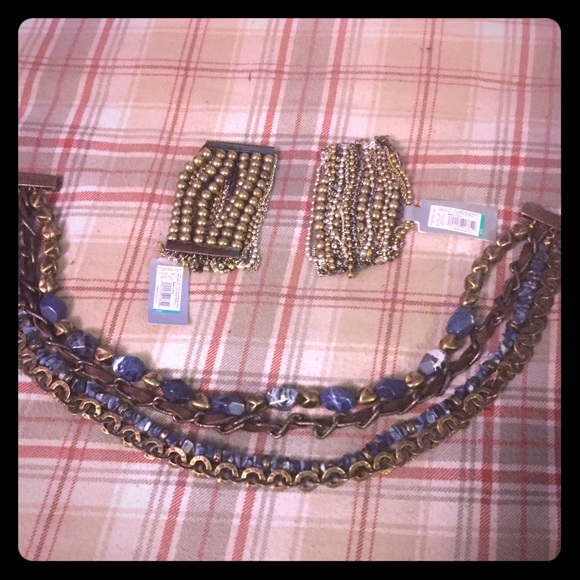 Bronze jewelry set