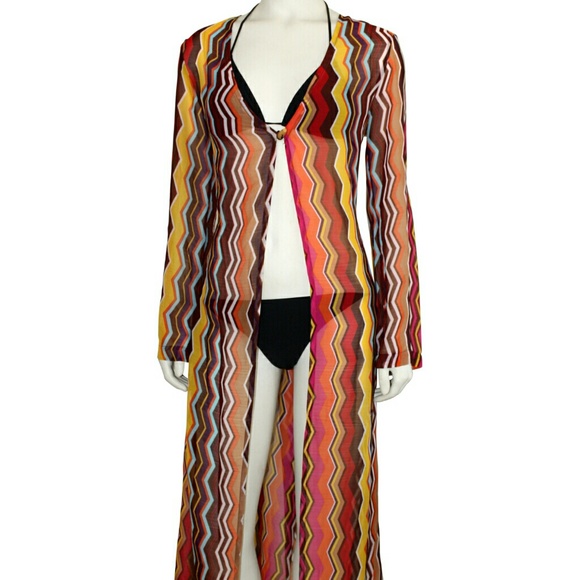Capri Long Open-Front Tunic