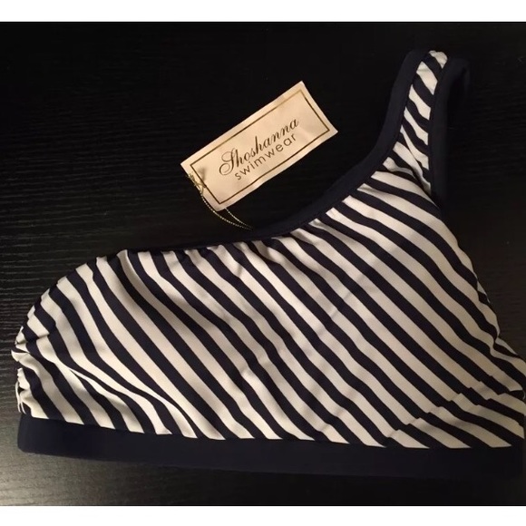 Shoshanna one shoulder bathing suit top