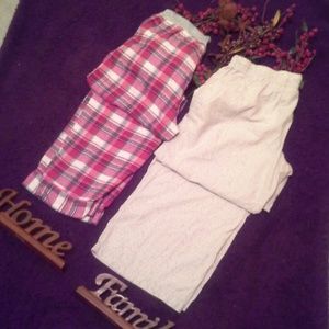 Sz XL, 1 pair capri pants & 1 pair lounge pants