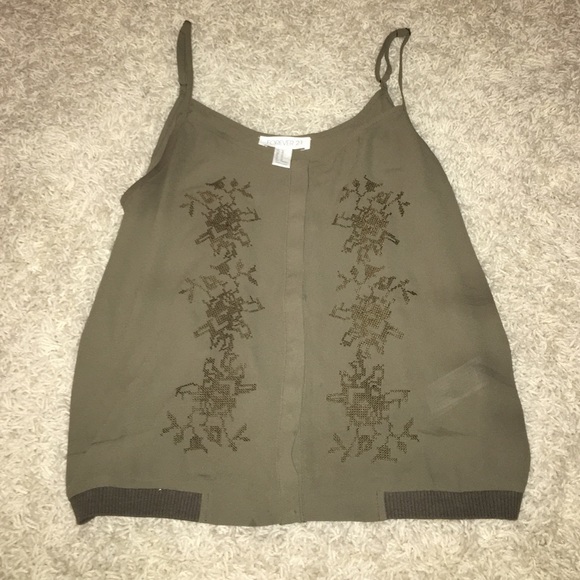 Forever 21 olive green tank - Picture 1 of 2