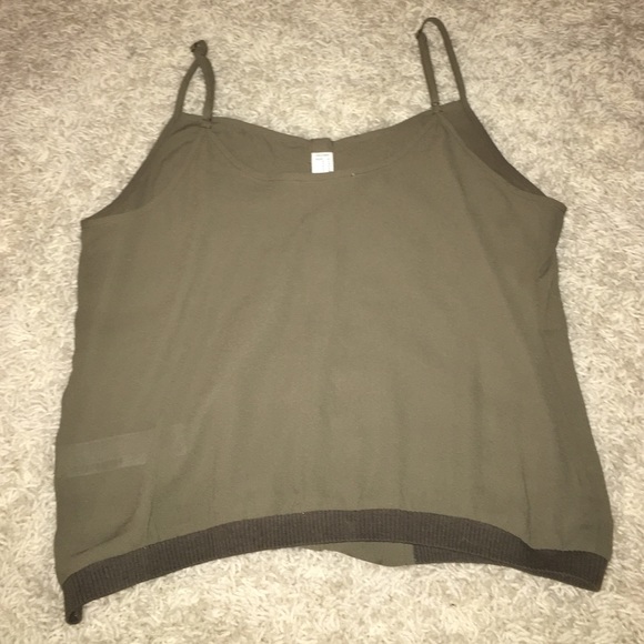 Forever 21 olive green tank - Picture 2 of 2