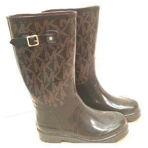 Michael Kors Logo Rubber Rain Boot