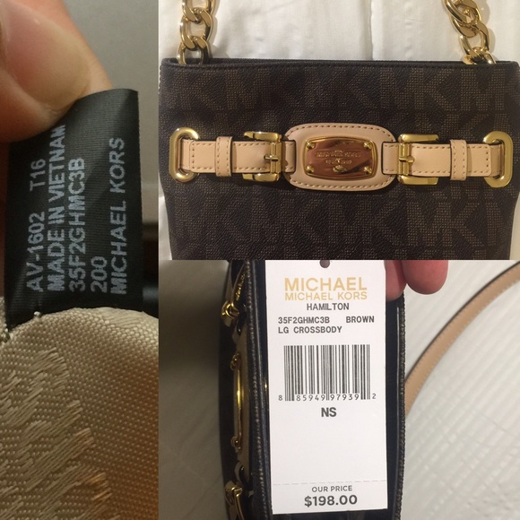 FLASH SALE⚡️🎉🎊MICHAEL KORS HAMILTON LG CROSSBODY - Picture 3 of 4