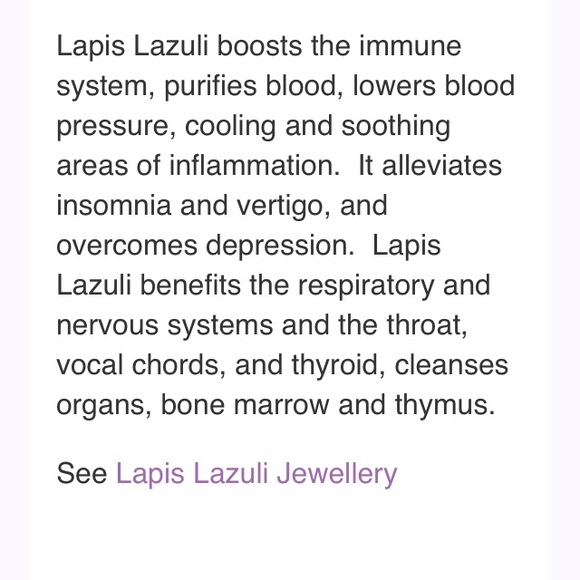 Lapis  lazuli and silver cube bracelet - Picture 4 of 5