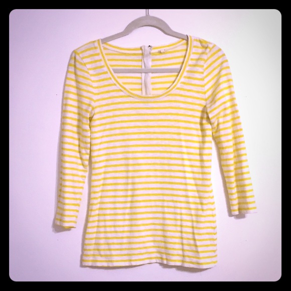 J. Crew Scoopneck Striped Shirt