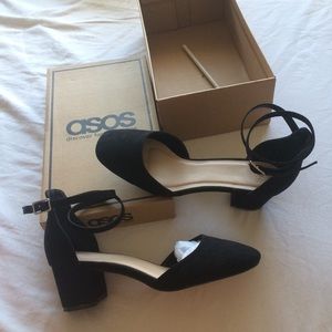 Asos double strap heels