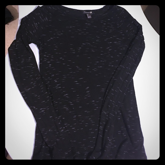 Forever 21 long sleeve burnout tee
