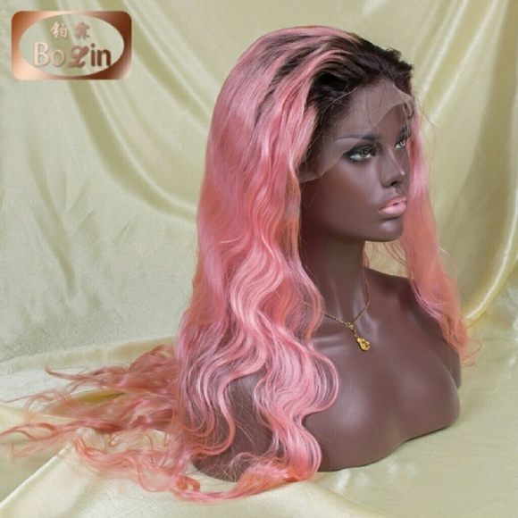 Ombre Pink Beauty Ombre Lacefront Wig 20-24 inch
