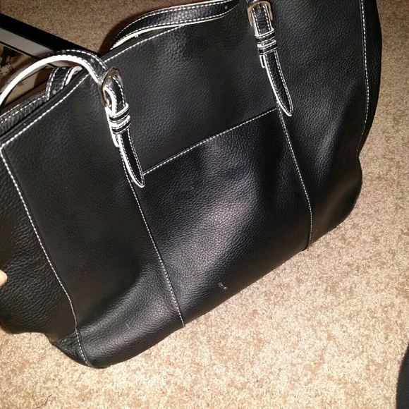 Leather Tote - Picture 1 of 2