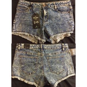 Brand New Medium Acid Wash Jean Shorts