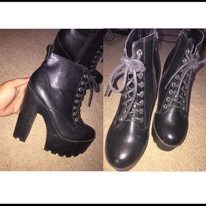 Chunky Heel Boots