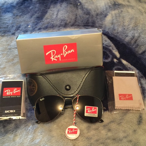 Black on black, G-15 Ray ban aviators Classic - Picture 1 of 4