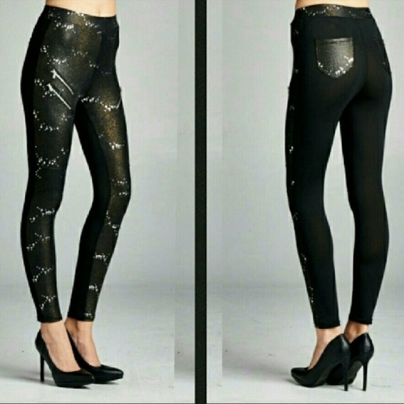 Embellished Leggings - Picture 1 of 4