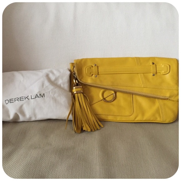 Auth Derek Lam Elsa foldover clutch wristlet bag - Picture 1 of 4
