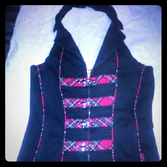 *Final price* TRIPP INC. Corset style halter top