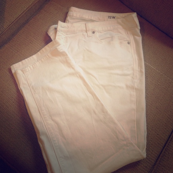 White Denim Skinny Jeans