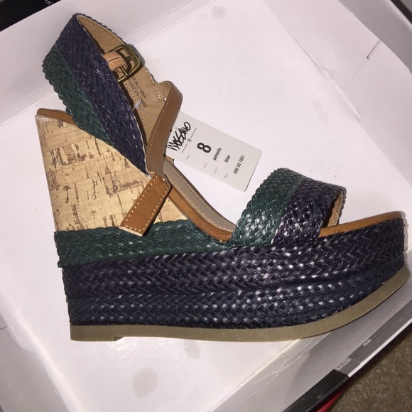 Summer Lovn Party HP 💙💚Maxi Dress Wedge - Picture 2 of 2