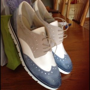 Handmade Italian Saddle Shoe. EU 40 US 9.