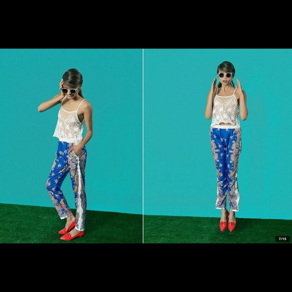 LF silk pants