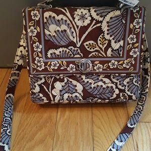 Vera Bradley Slate Blooms "Julia" bag