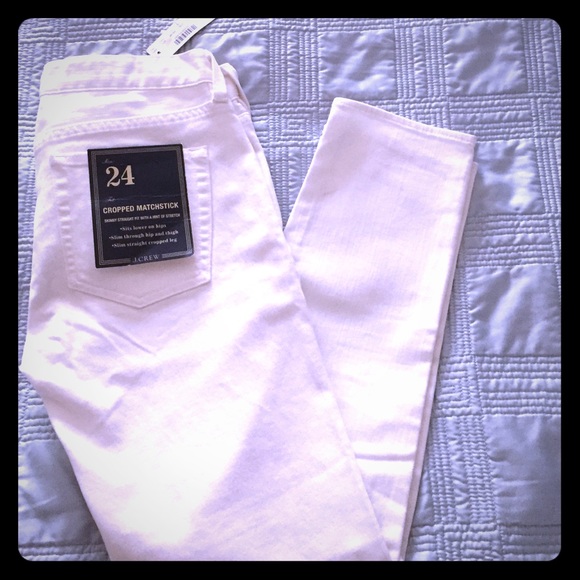 J Crew Cropped Matchstick Jeans