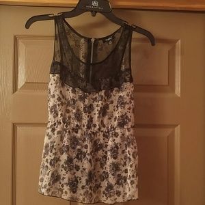 Baby doll floral lacey tip