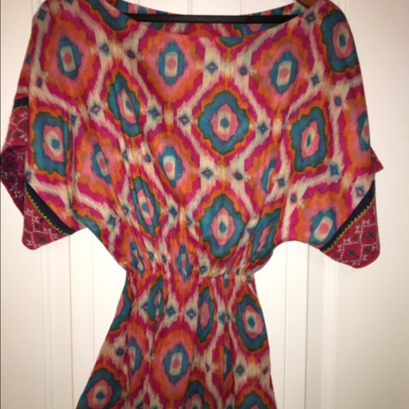 Shirt in ikat design