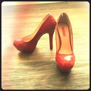 Betsy Johnson Red Pumps