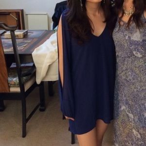 Navy summer shift dress from Tobi