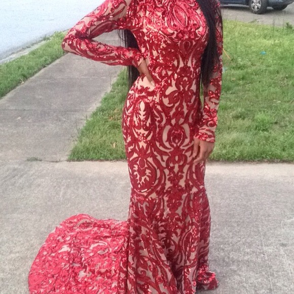 Custom made prom dress