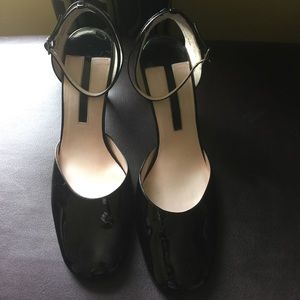 Nine West Black Patent Leather Heels