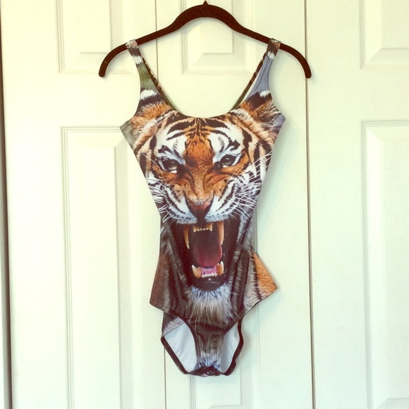Black Milk Tiger Swimsuit/Bodysuit