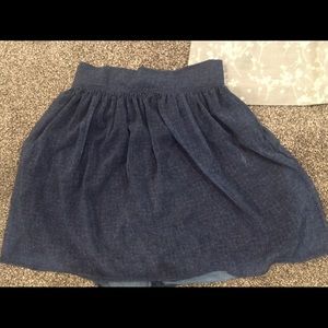 Denim-look skirt