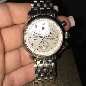 Michele CSX Round Face Watch