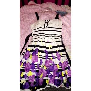 Floral church dress.