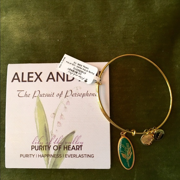 Alex & Ani Lily of the Valley Bangle