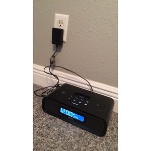 iHome speaker and charger.