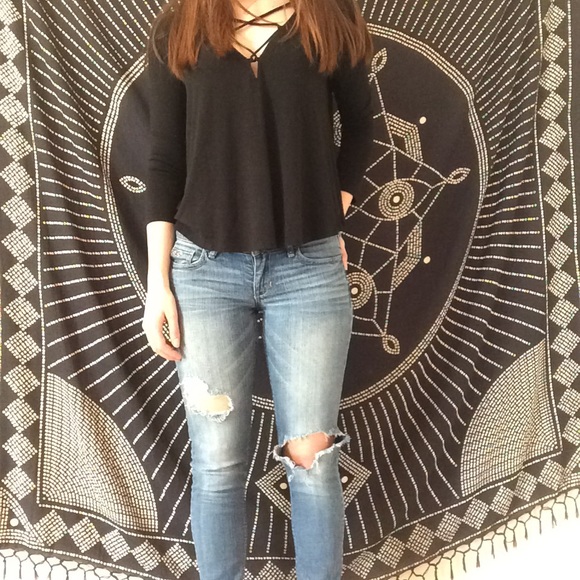 Distressed Skinny Jeans