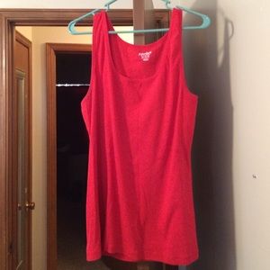 Red tank top