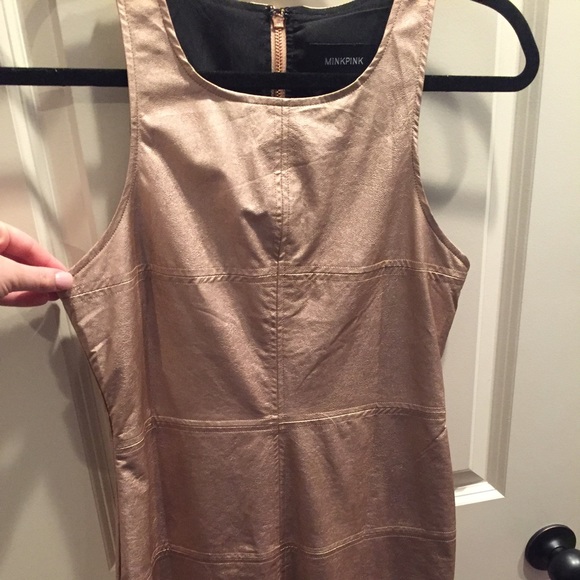 MINKPINK metallic dress