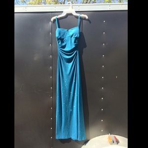 Sparkly blue gown