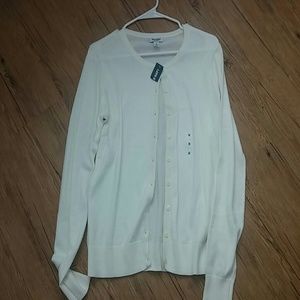 Old Navy white cardigan