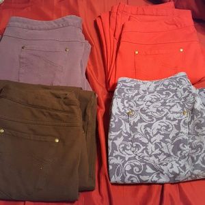 4 pairs pajama jeans, can sell separate