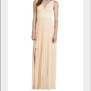 SOLD - BCBGeneration white and pink maxi dress