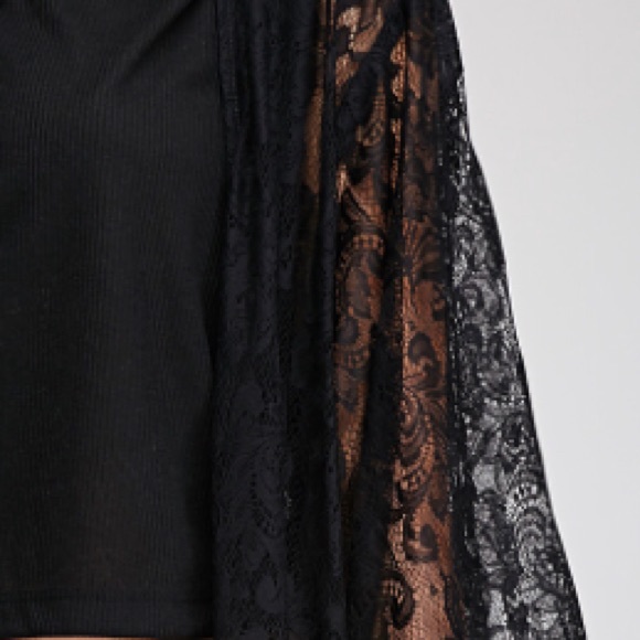 ✨FLASH SALE✨ Boho Maxi Lace Fringe Cardigan - Picture 4 of 4